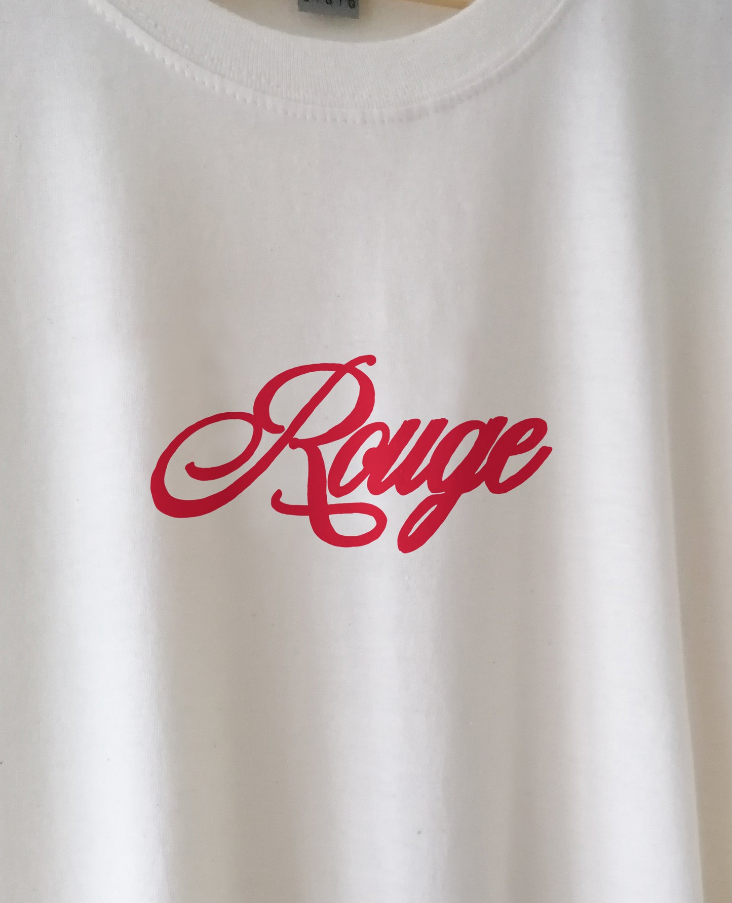 Aesthetic Red Retro T-shirt, Artsy Rouge baggy Tee