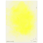 Yellow gradient aura retro wall art print unframed