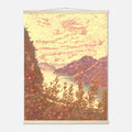 Art Print with hanger Valley View