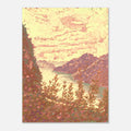 Unframed Art Print Valley View