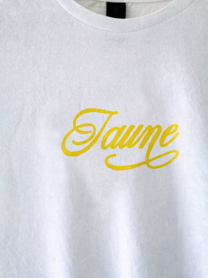 Aesthetic Yellow Retro Tshirt, Artsy Jaune baggy Tee