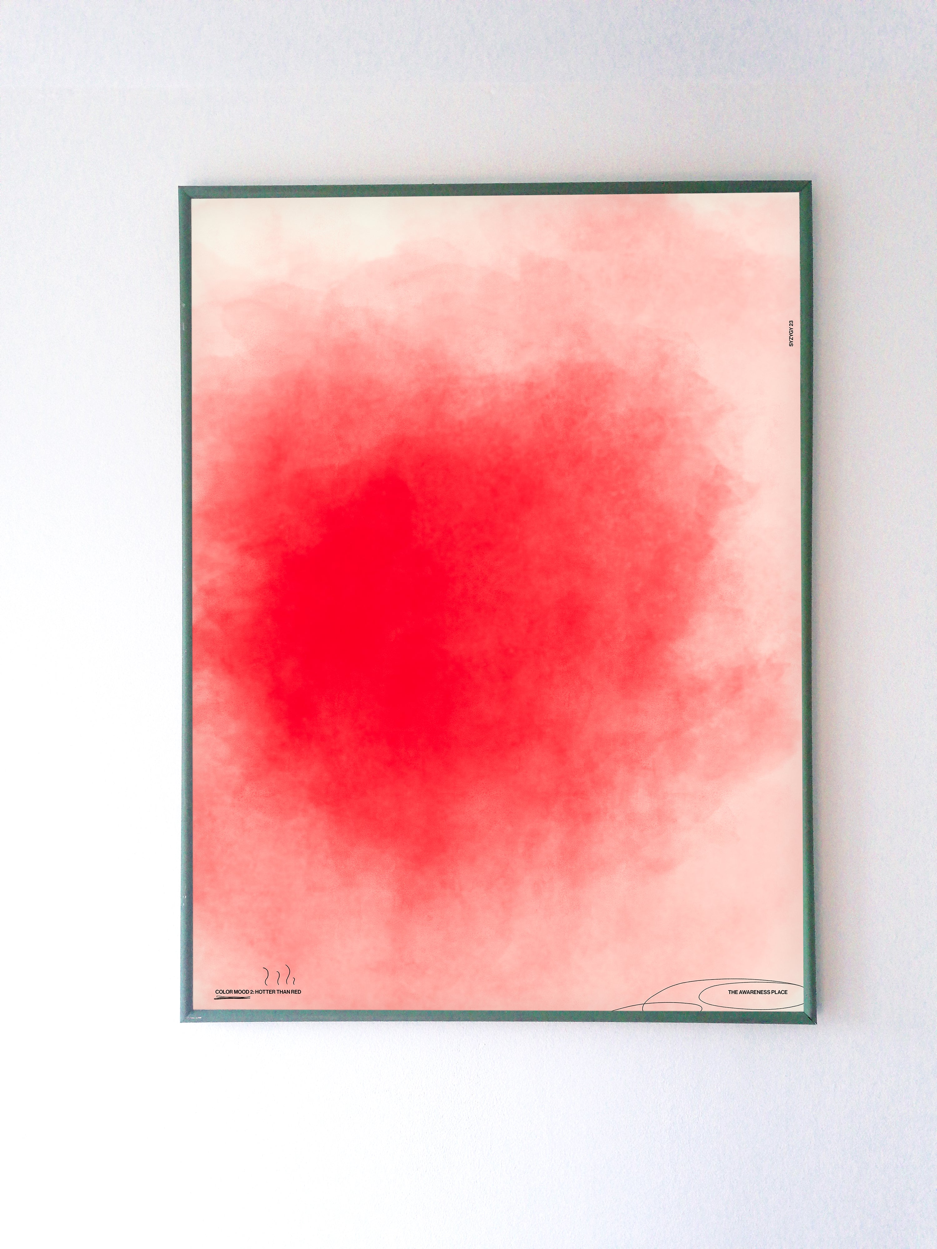 retro abstract art print front