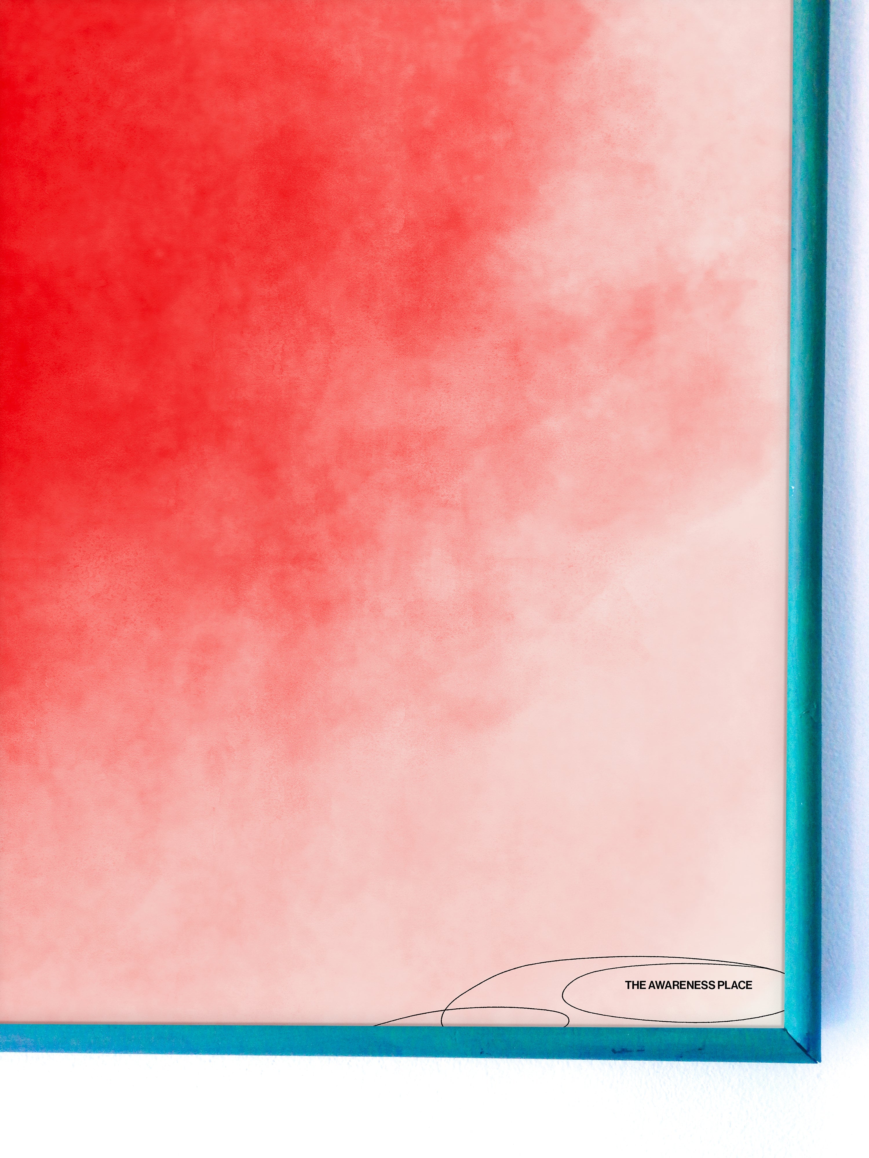 retro abstract art print detail