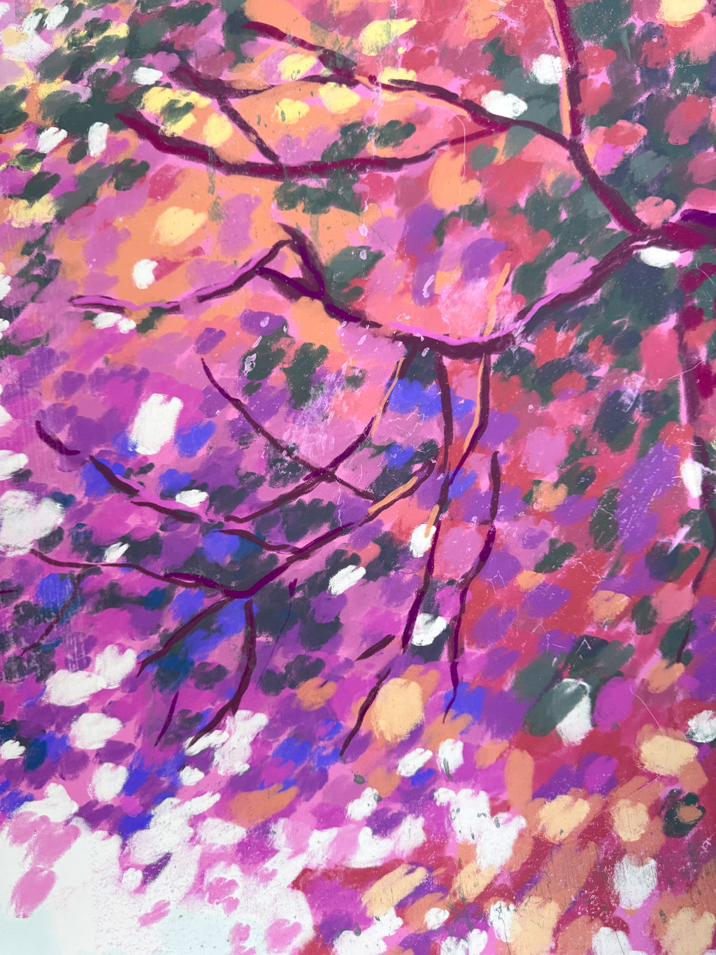 Art print with hanger Autumn Tree