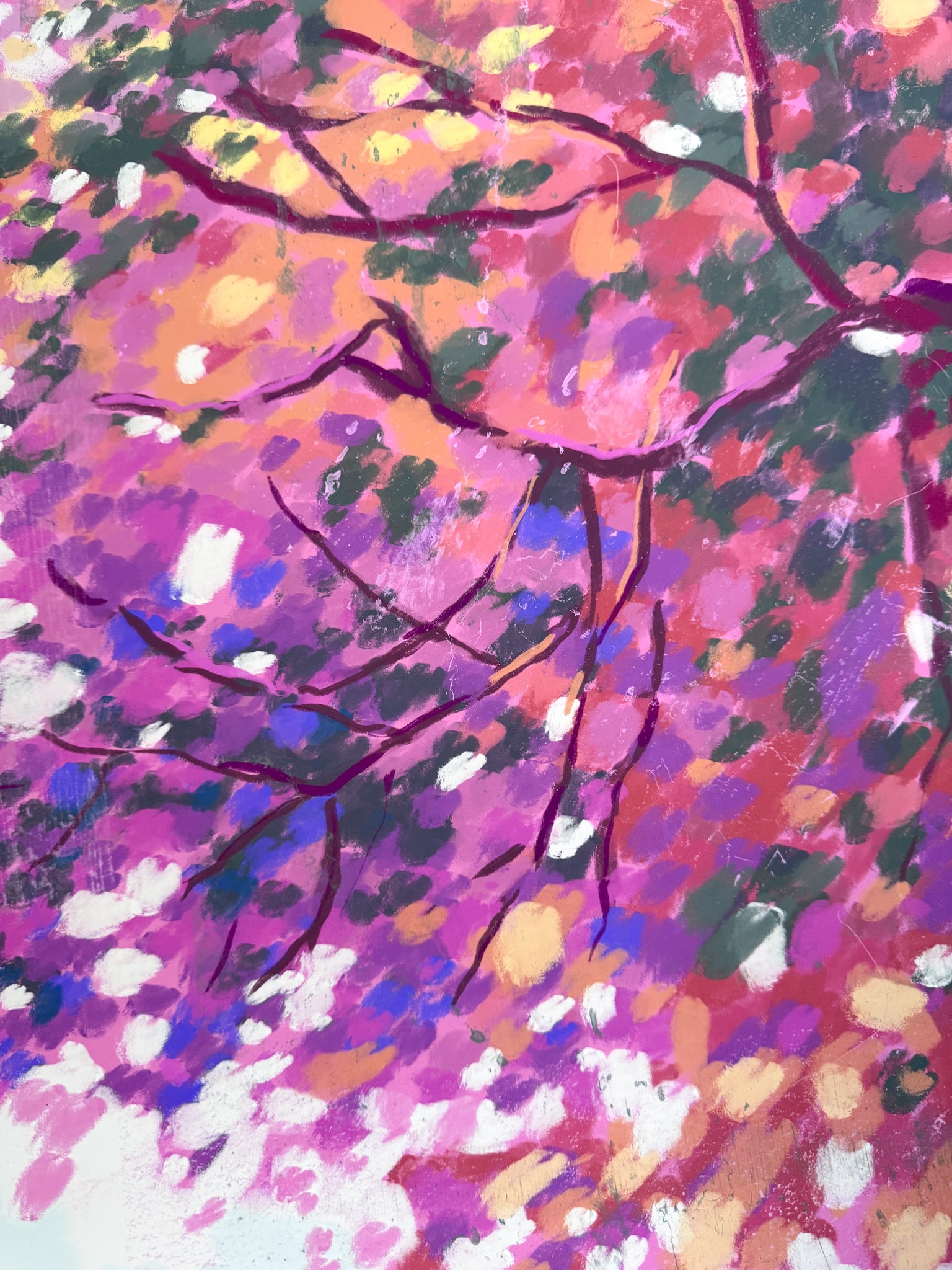 Art print with hanger Autumn Tree