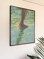 Framed Art print Esos dias de verano n.1