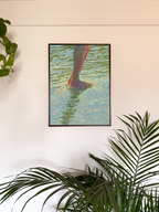 Framed Art print Esos dias de verano n.1