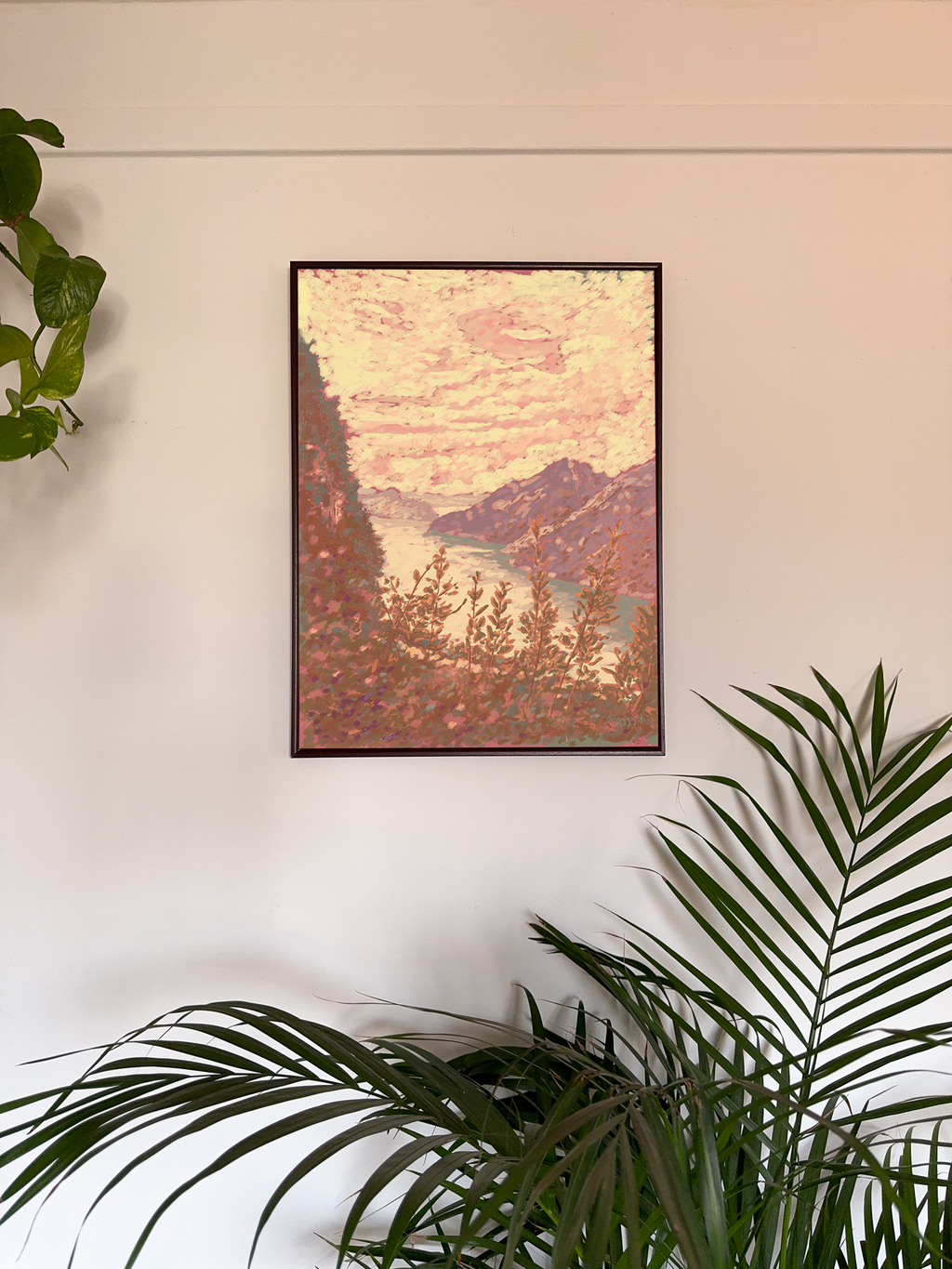 Framed Art print Valley View