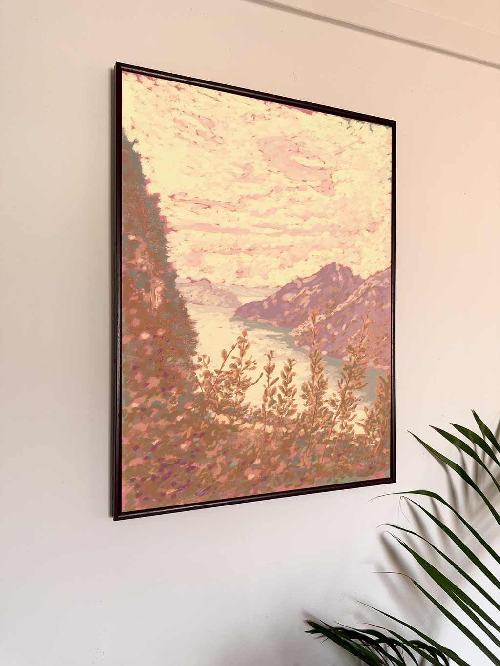 Framed Art print Valley View