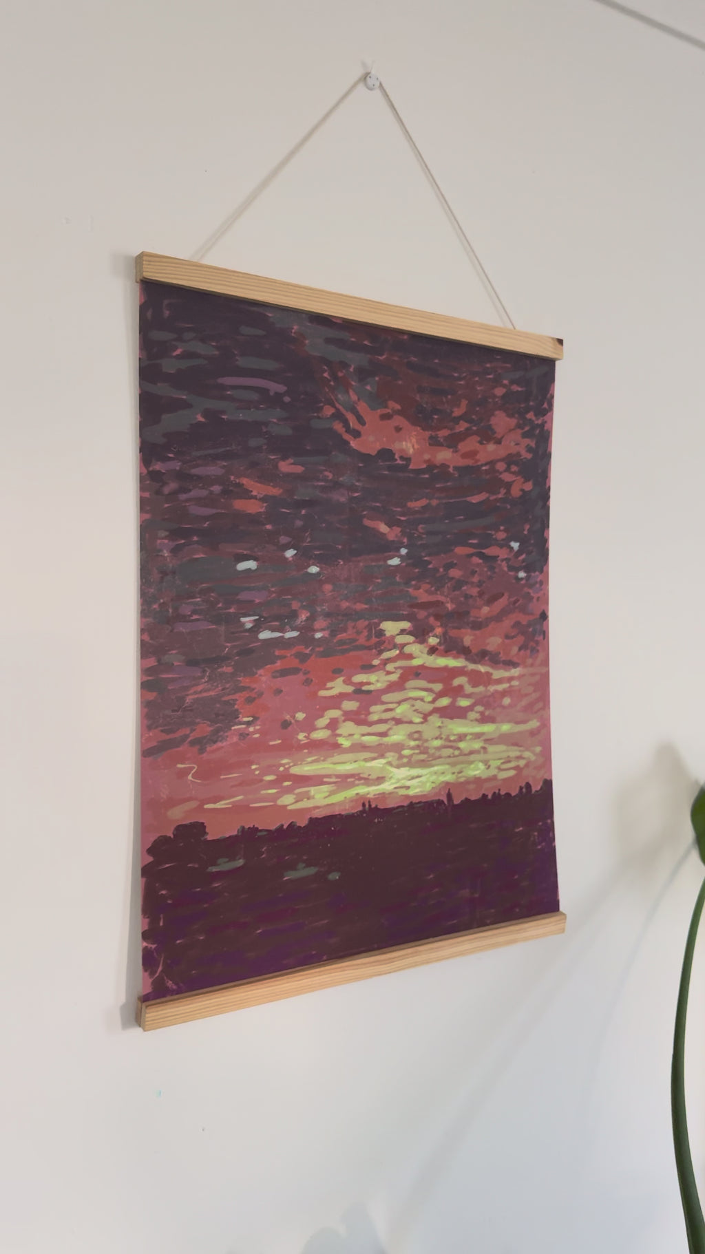 Unframed Art print Spring Sunset