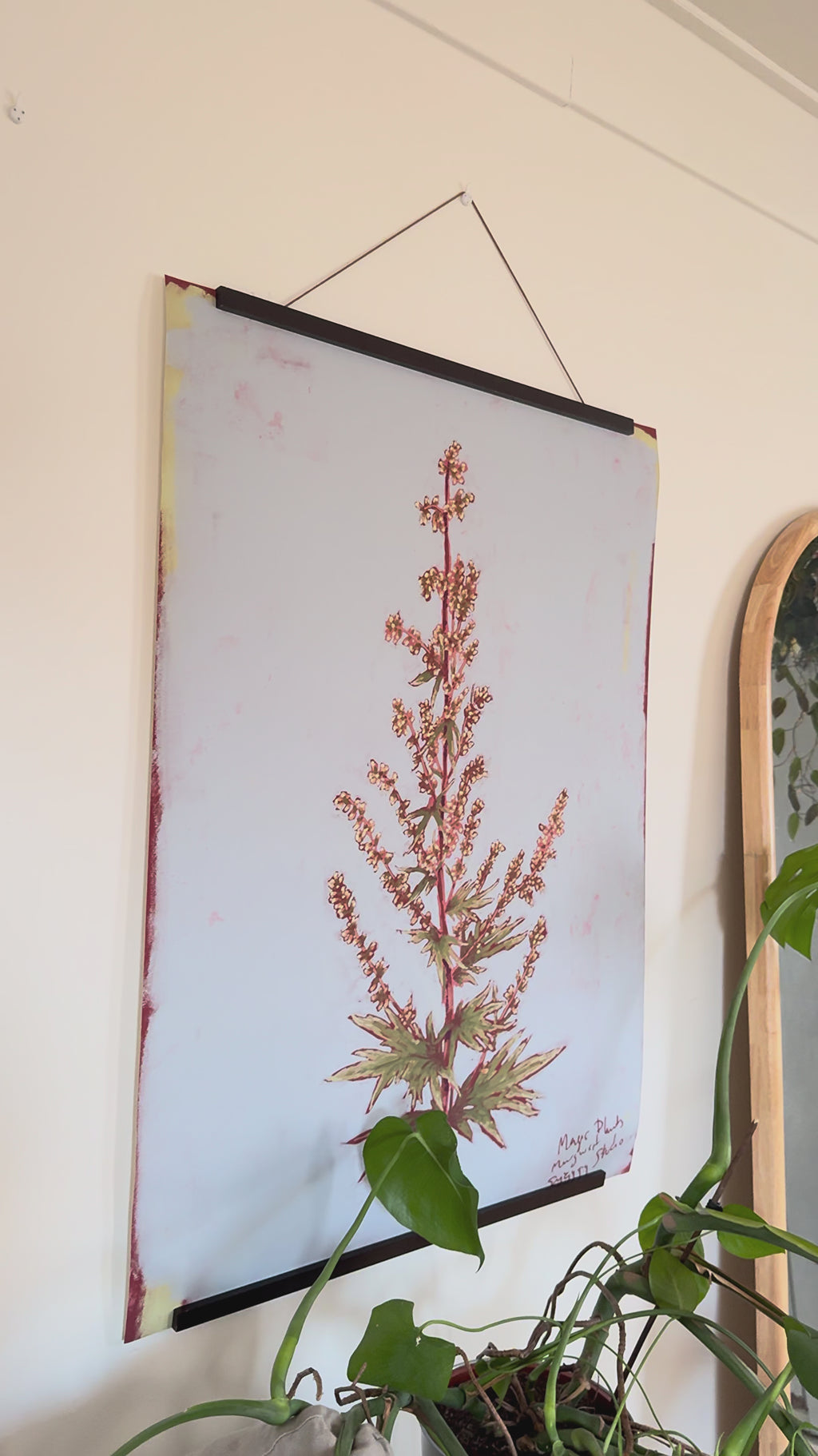 Framed Art print Mugwort Magic Plants
