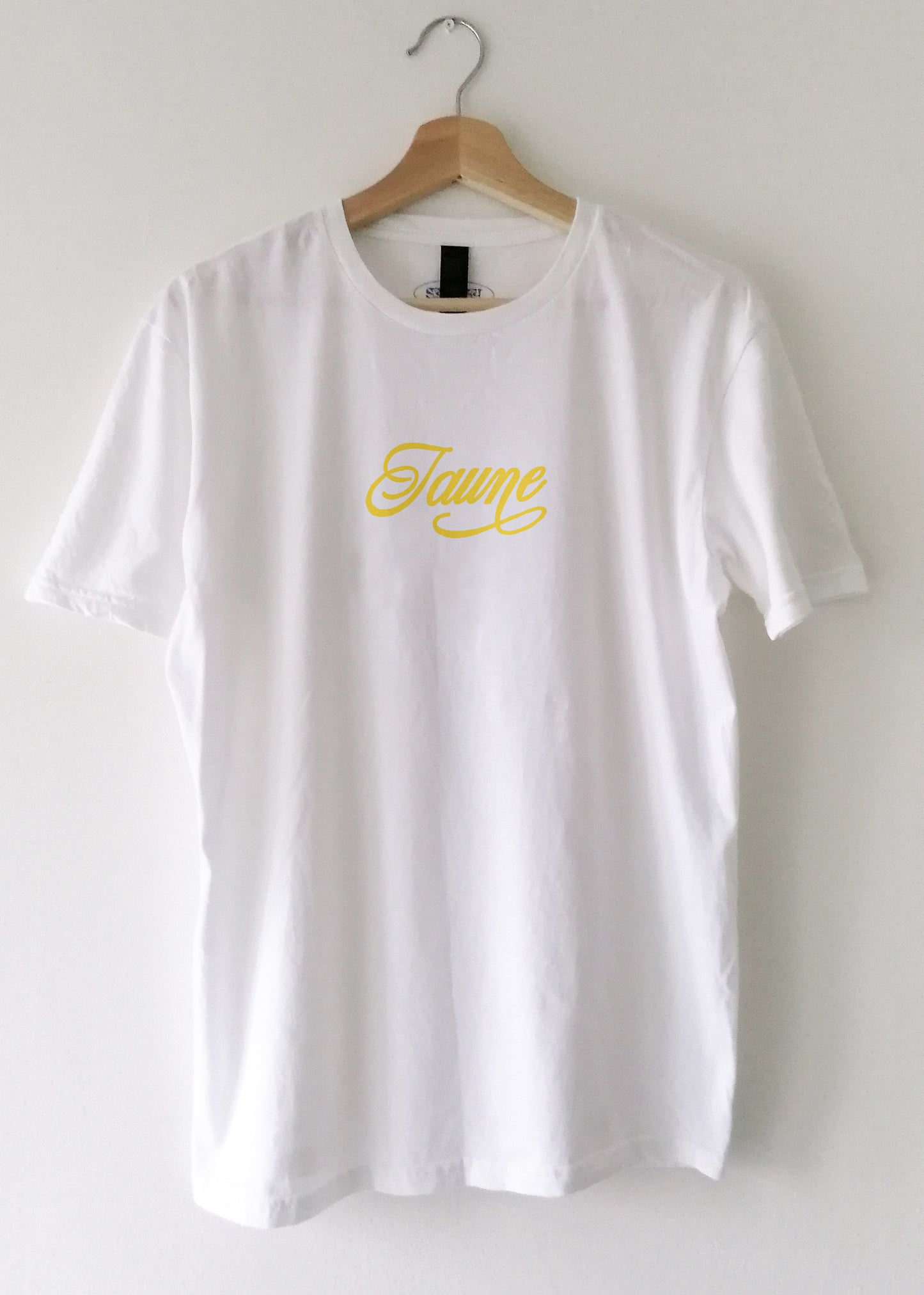 Aesthetic Yellow Retro Tshirt, Artsy Jaune baggy Tee